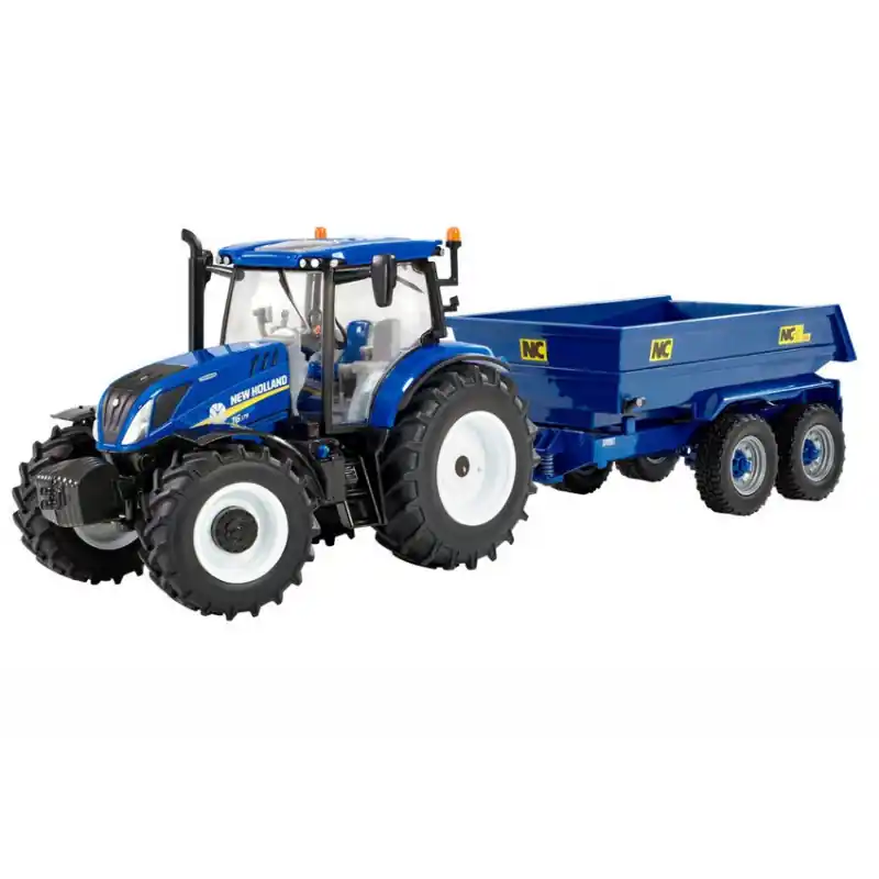 Tracteur NH T6.175 avec remorque TP – Britains 43268 Offre Exclusive