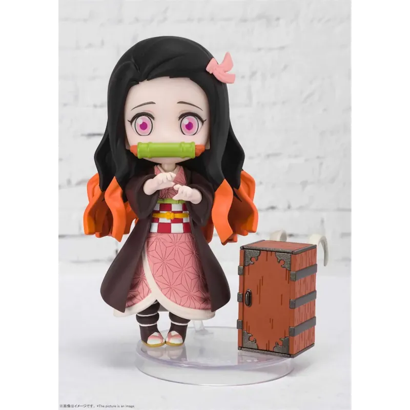 Bandai figurine Figuarts MINI - NEZUKO KAMADO - Demon Slayer KIMETSU NO YAIBA Figurine Populaire