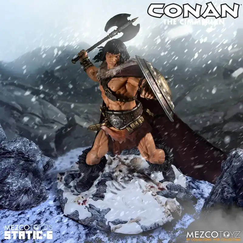 Prix Réduit Mezco - Static 6 - Conan the Cimmerian 1/6 statue Figurine