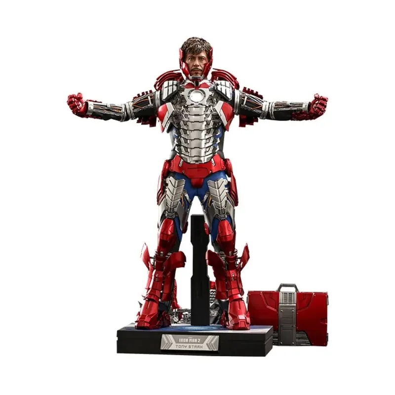 Vente Flash Hot Toys Iron Man 2 - Mark V Suit Up Version Deluxe 1/6 Figurine
