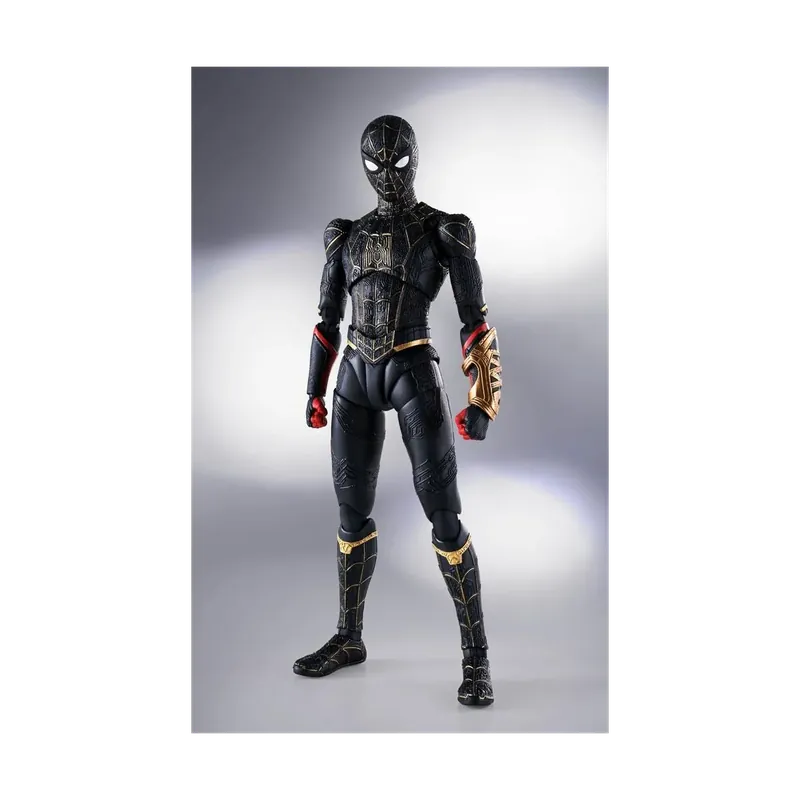 Tamashii - Marvel - Spider-Man Black & Gold Suit (Special Set) - No Way Home - SH Figuarts SHF Figurine Offre Exclusive