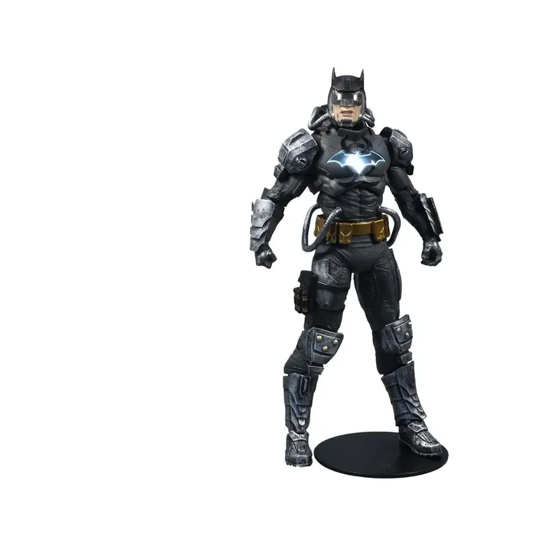 Nouveauté Mc Farlane - DC Multiverse - Batman Hazmat Suit Gold Label Light Up Batman Symbol - 1/12 Figurine