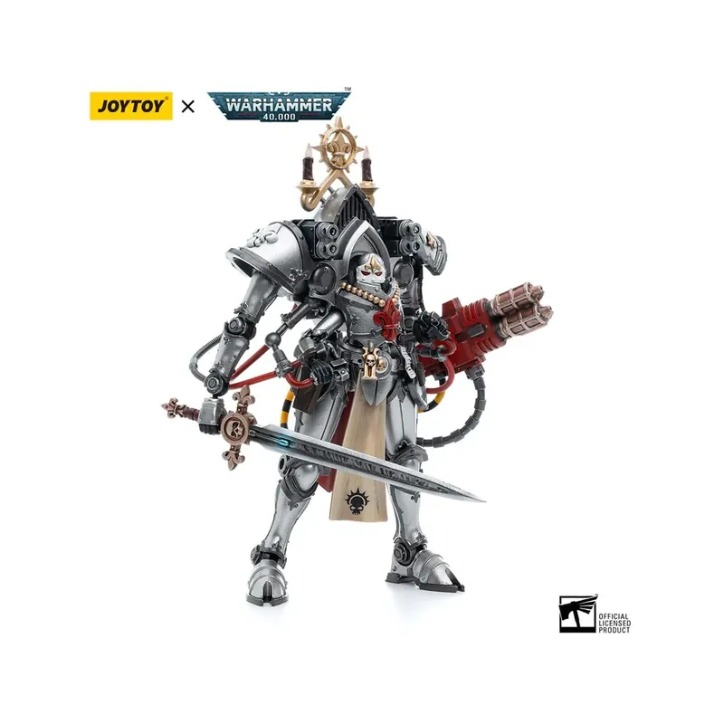 Marque JoyToy Space Marines - Adepta Sororitas Order of the Argent Shroud - Paragon Warsuit Sister Collaen 1/18 - Warhammer 40K Figuri