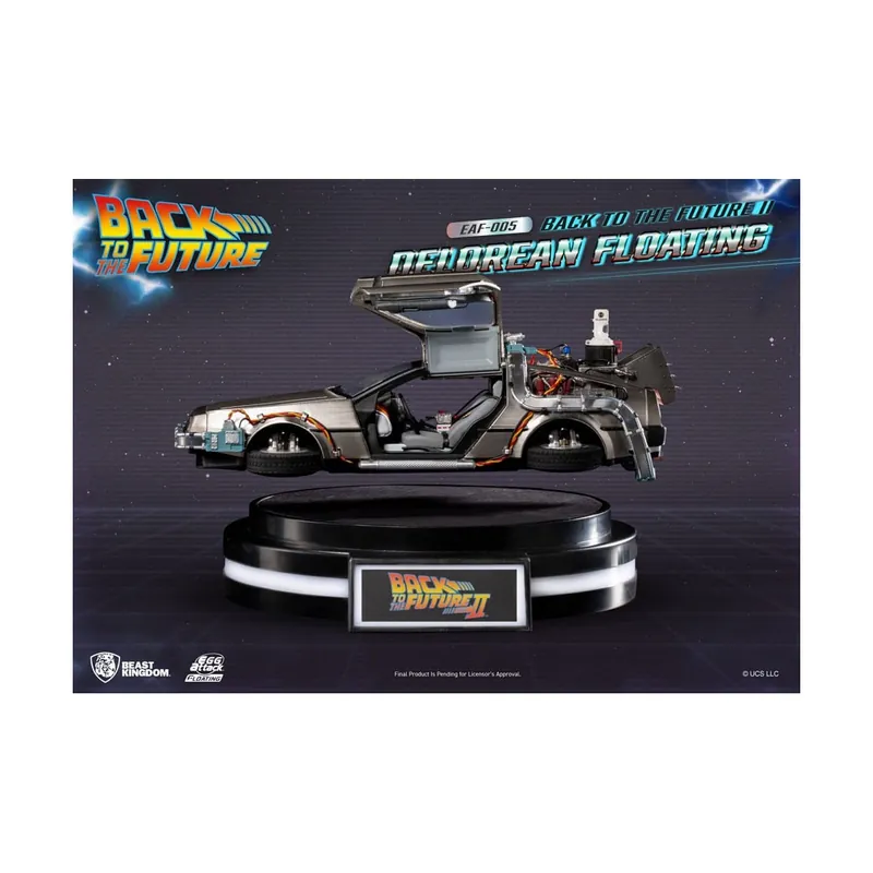 Nouvel Arrivage Beast Kingdom - Egg Attack Floating Back to the Future II DeLorean Standard Version Figurine