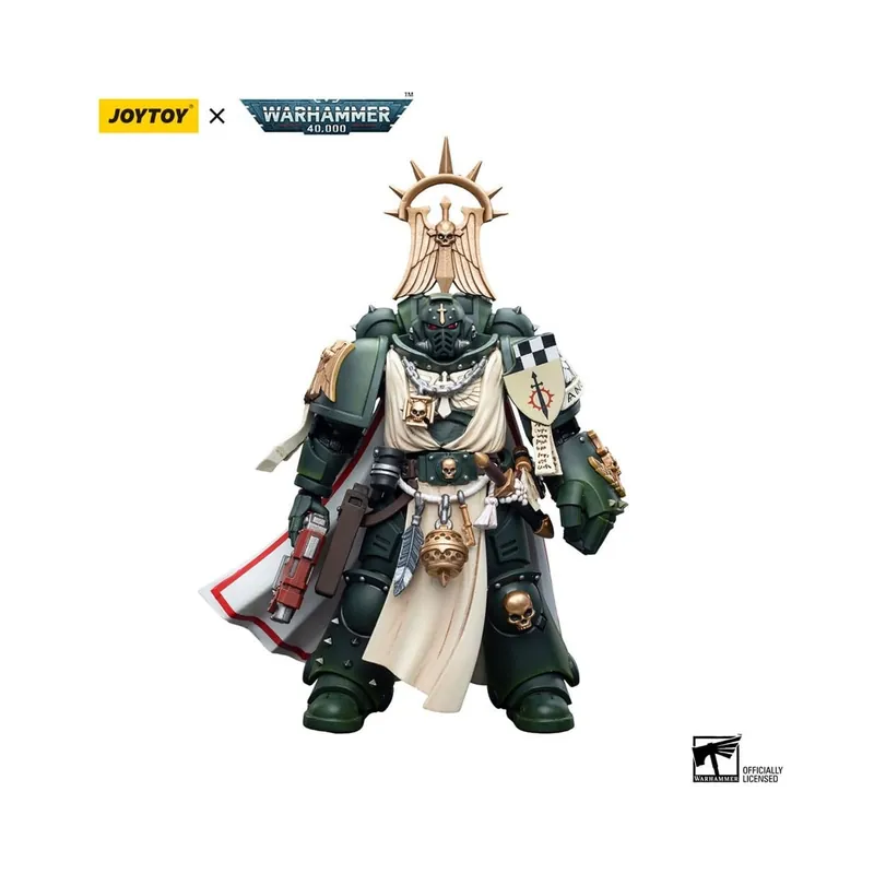 Dernière Chance JoyToy Space Marines - Dark Angels - Dark Angels Master with Power Fist 1/18 - Warhammer 40K Figurine