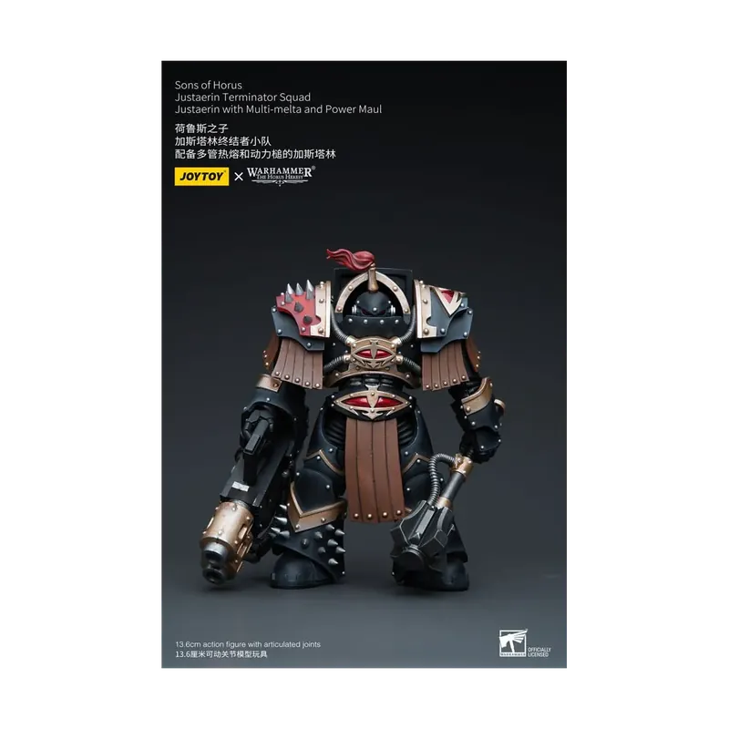 Petit Prix JoyToy - Sons of Horus - Justaerin Terminator Squad - Justaerin with Multi-melta and Power Maul 1/18 - The Horus Heresy Figurin