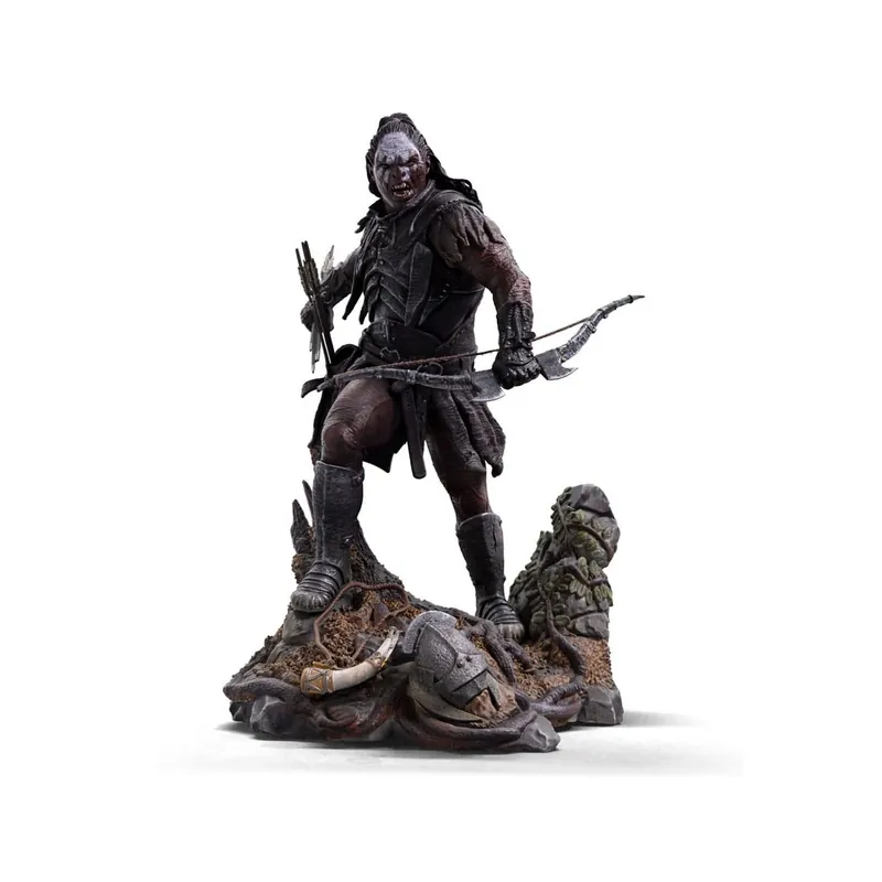 Satisfait Ou Remboursé Iron Studios - Lurtz, Uruk-Hai Leader - Le Seigneur des Anneaux - LOTR BDS Art Scale 1/10 Figurine