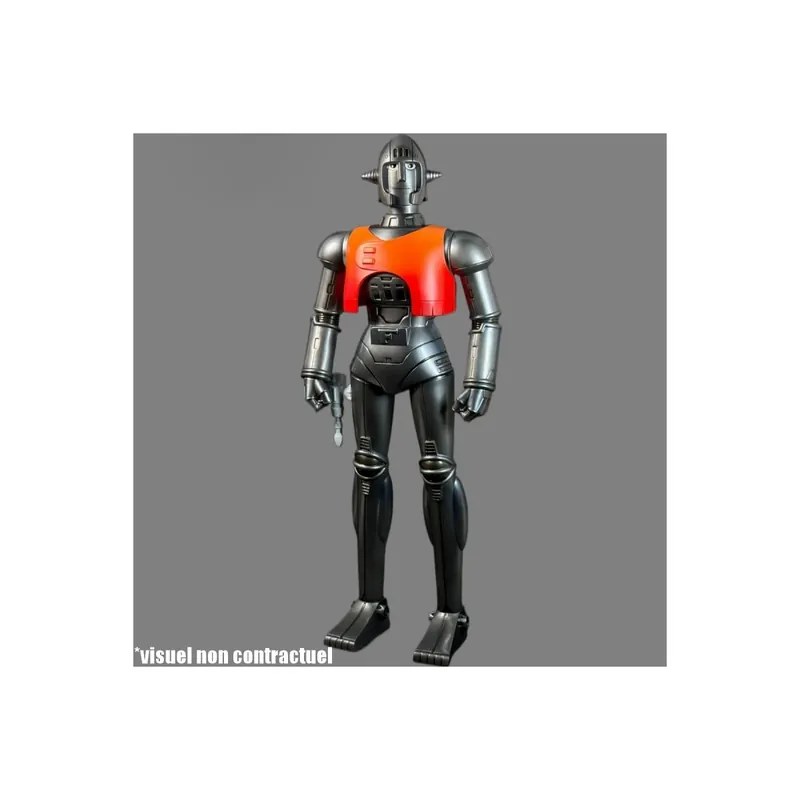 HL PRO - GRAG THE ROBOT 9" Metallic Version - Capitaine Flam CRAG Figurine Authentique