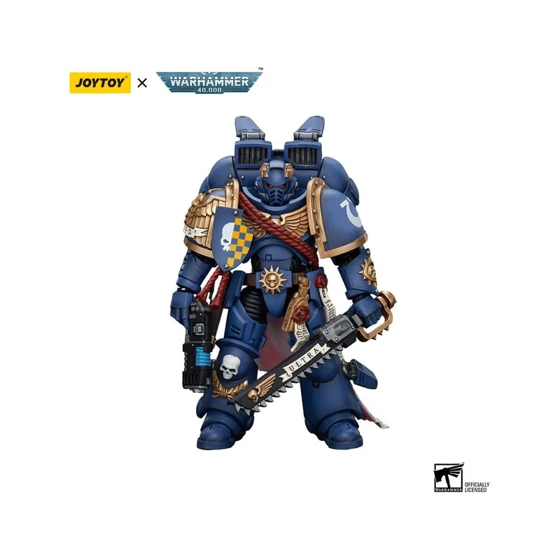 Acheter En Ligne JoyToy - Space Marines - Ultramarines - Captain With Jump Pack 1/18 - Warhammer 40K Figurine