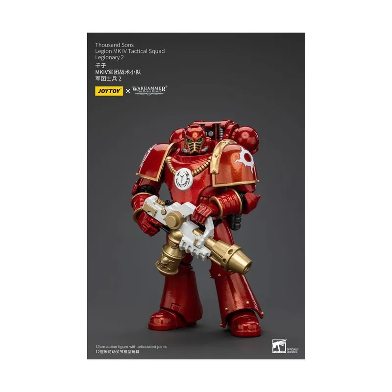 Offre Limitée JoyToy Space Marines - Thousand sons - Legion MK IV Tactical Squad Legionary 2 Figurine