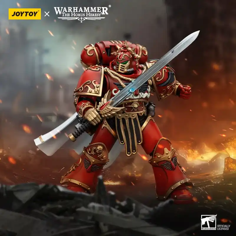 Joytoy - Warhammer - Blood Angels - Legion Praetor with Paragon Blade - The Horus Heresy Figurine Nouveauté