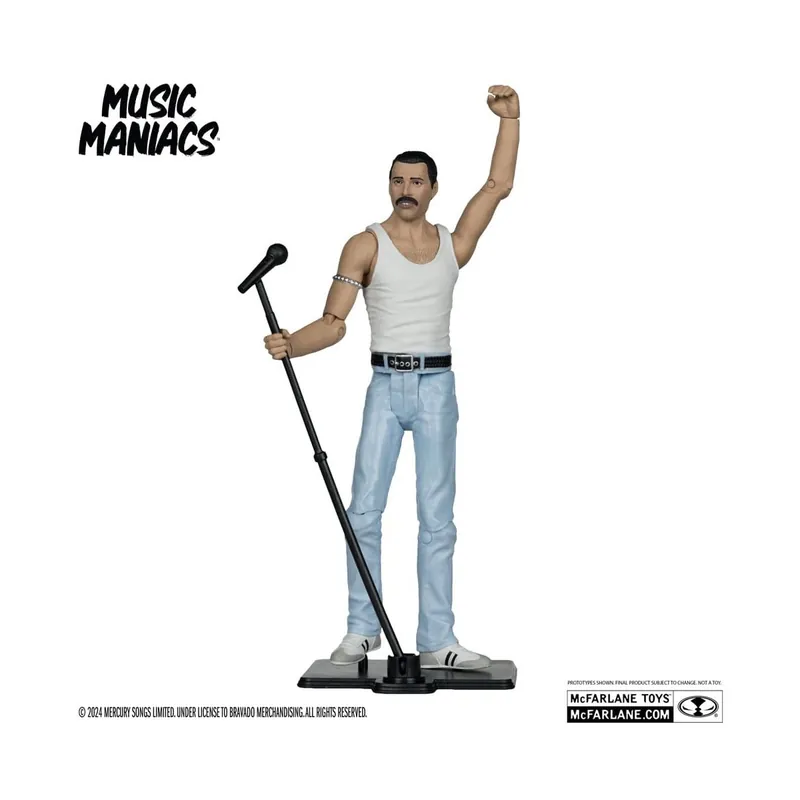 Mc Farlane - Freddie Mercury - Music Maniacs Rock Figurine Quantité Limitée