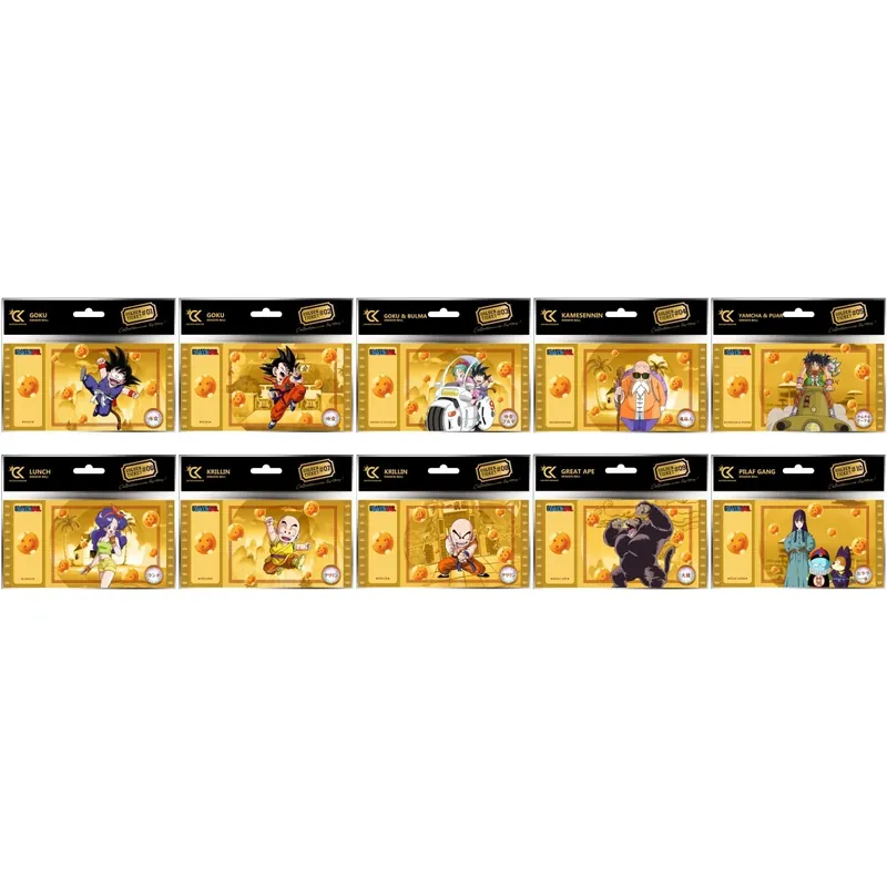 Réduction Cartoon Kingdom - Lot de 10 Golden Tickets Dragon Ball Figurine