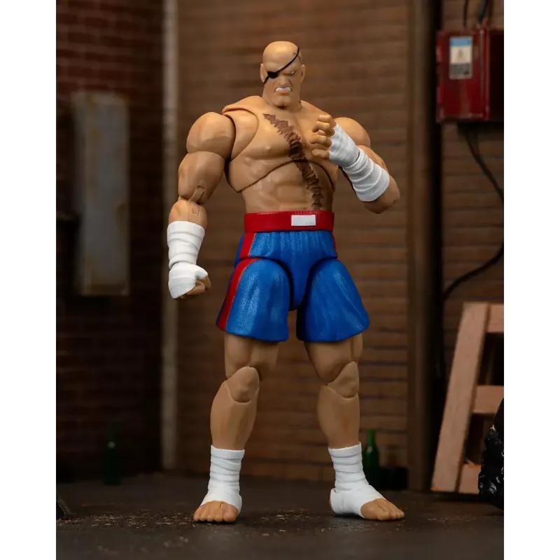 Jada Toys - SAGAT 1/12 - Ultra Street Fighter II The Final Challengers - Serie 4 Figurine Offre Exclusive