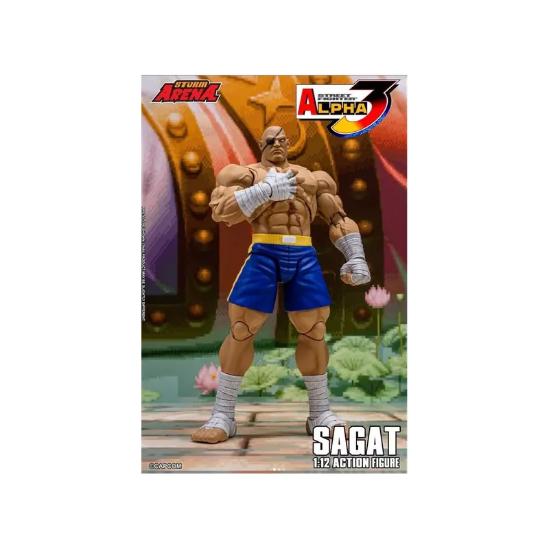 Storm Collectibles - SAGAT - Street Fighter Alpha Storm Arena 1/12 Figurine Meilleure Vente