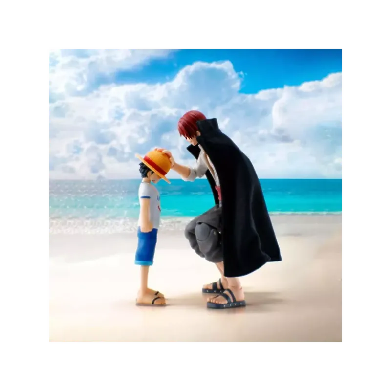 Achetez Aujourd'hui Tamashii Bandai One Piece - Shanks & Monkey.D.Luffy - Childhood - S.H. Figuarts SHF Figurine