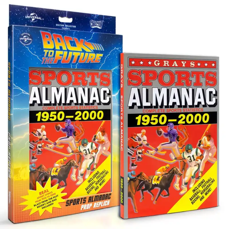 Commander Vite Doctor Collector - Replique ALMANACH RETOUR VERS LE FUTUR - Sports Almanac BTTF Figurine