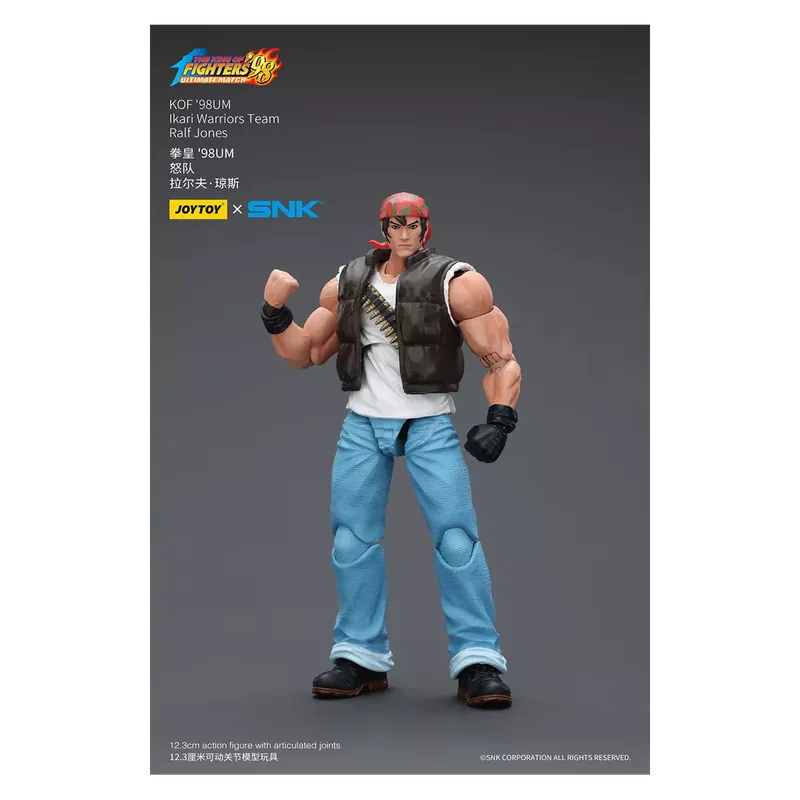 Top Vente Joytoy X SNK- The King of Fighters 98 UM - Ralf Jones - Ikari Warriors Team Figurine