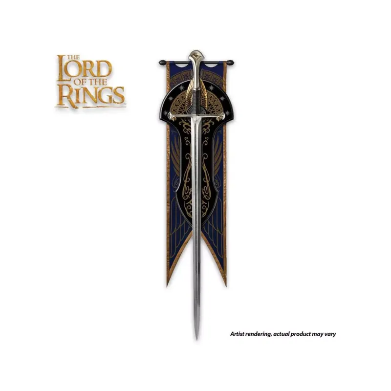 United Cutlery LOTR Anduril Sword of King Elessar Museum Collection Edition - Le Seigneur des Anneaux Offre Limitée