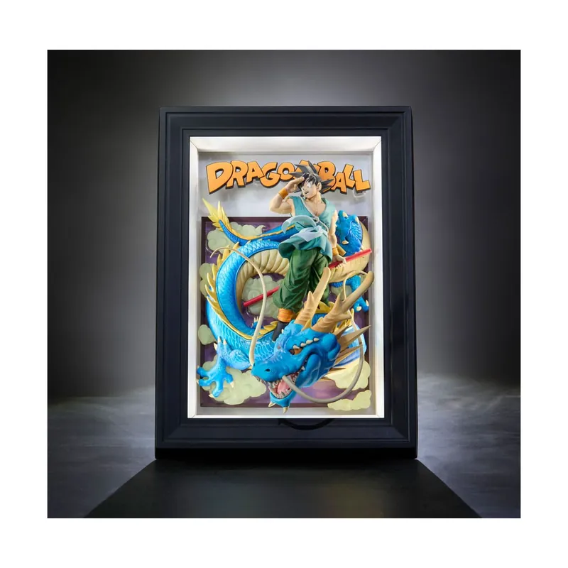Tamashii Nations Dragon Ball Z - Tamashii Art 3D Relief Picture Son Goku & Dragon Prix Cassé