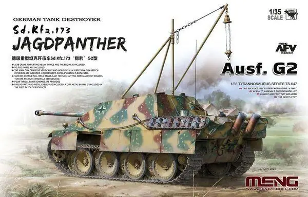 German Tank Destroyer Sd.Kfz.173 Jagdpanther Ausf. G2 - 1 35e - MENG-Model Commander Maintenant