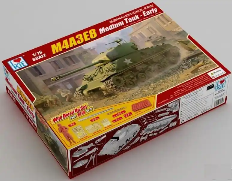 Maquette Char Sherman M4A3E8 Medium Tank Early 1 16e Achat Immédiat