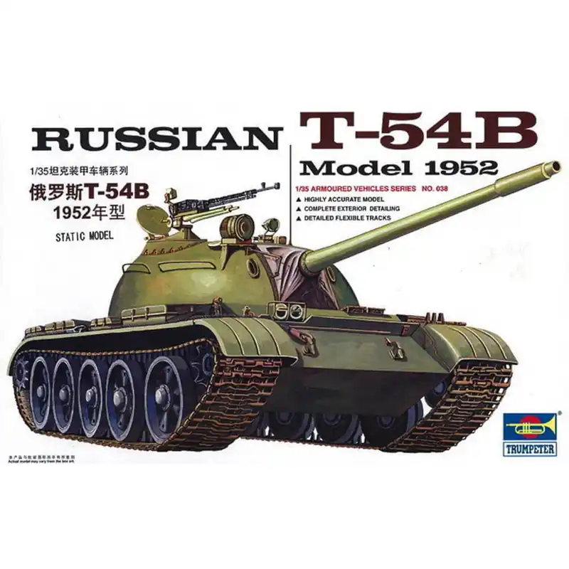Usine Directe Maquette char Char russe T-54B (1952)