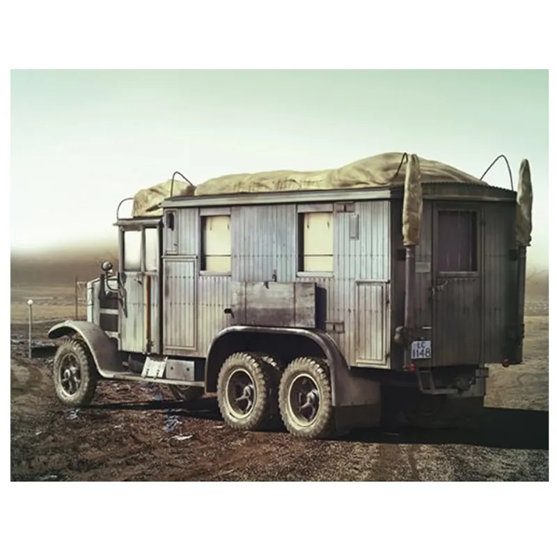 Meilleur Prix Maquette Véhicule 2ème guerre mondiale Camion Krupp L3H163 véhicule radio allemand