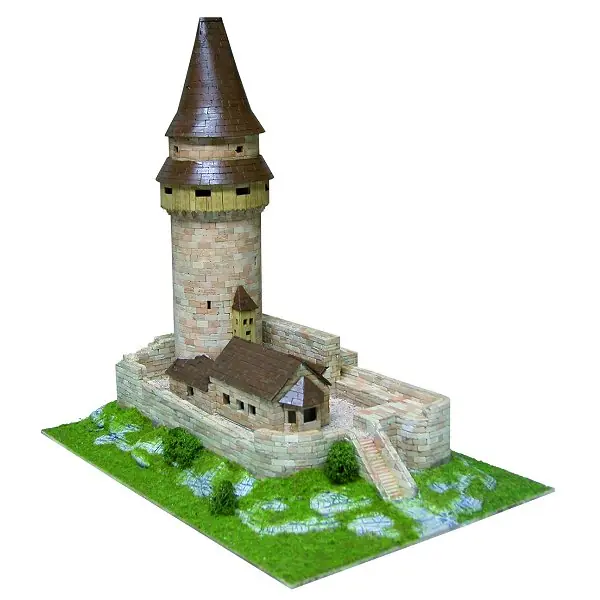 Maquette en céramique Tour Stramberk, République Tchèque Promotion Saisonnière