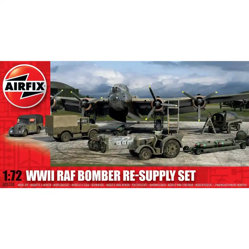 Soldes Maquettes véhicules militaires et accessoires WWII RAF Bomber Re-supply Set