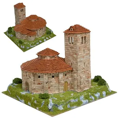Maquette en céramique Eglise de la Vera Cruz, Ségovie, Espagne Achetez Aujourd'hui