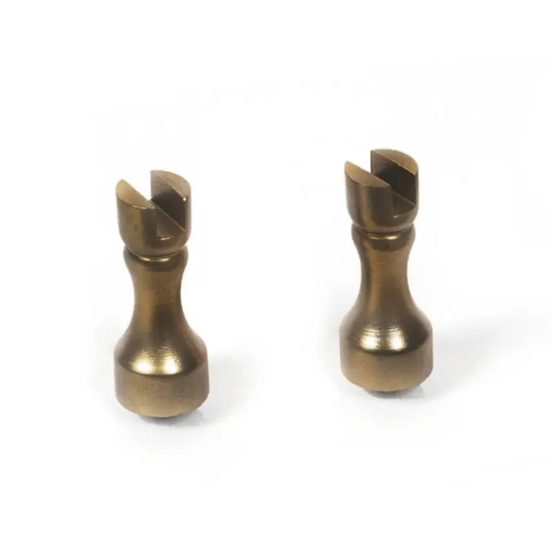 Accessoires pour maquette bateau en bois Supports pour socle en fonte laitonnée (2 pièces) Must-Have