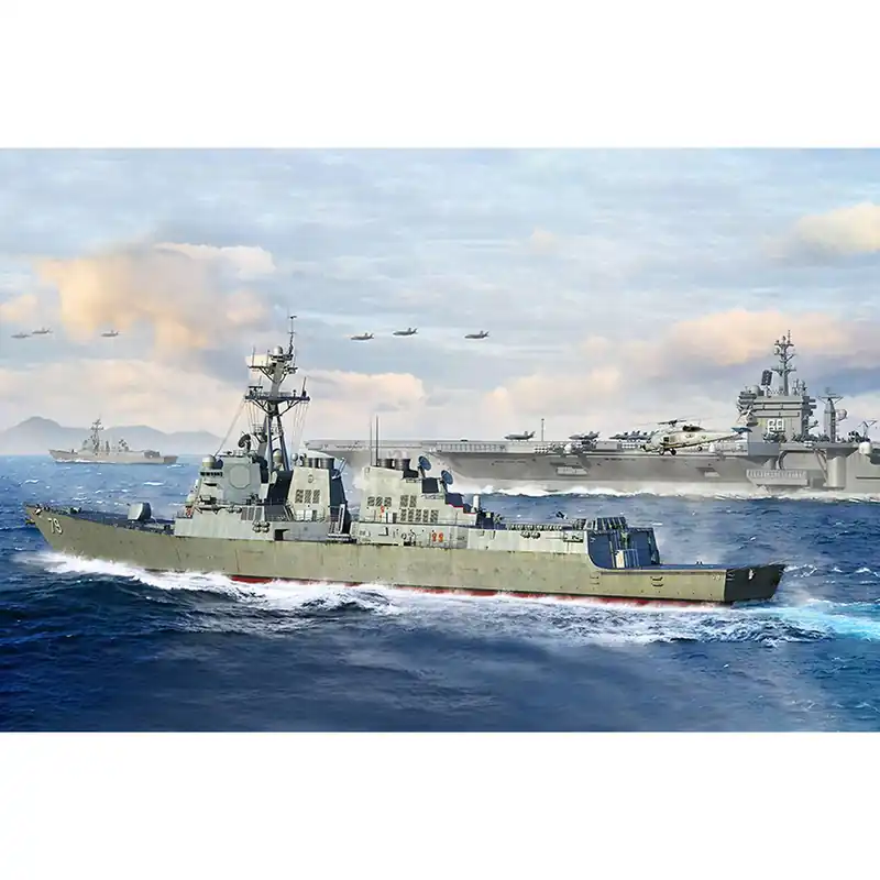 Maquette navire USS Oscar Austin DDG-79 – 1/200 Authentique