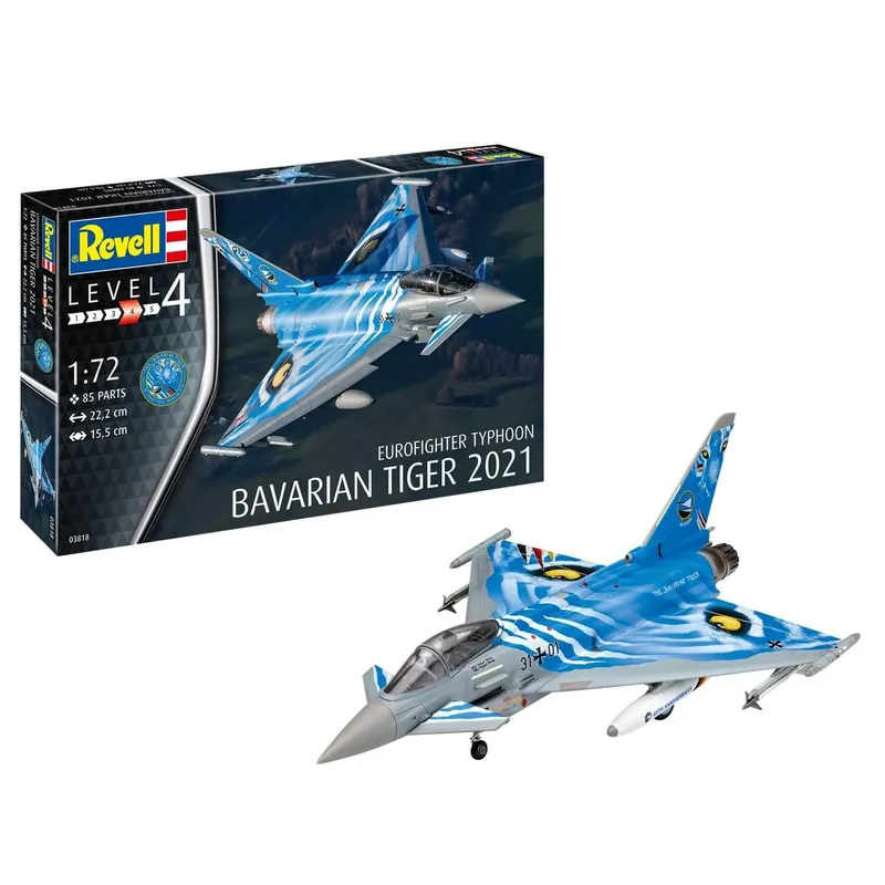 Maquette Avion Eurofighter Typhoon "The Bavarian Tiger 2021" Offre Exclusive