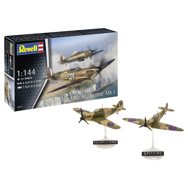 Offre Du Jour Maquettes Avions Micro Wings Spitfire Mk.I & Hurricane Mk.I 1 144