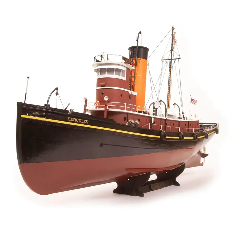 Solde Maquette de bateau en bois Remorqueur Hercules