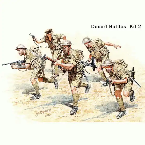 Figurines 2ème Guerre Mondiale 8ème armée britannique Afrique du Nord 1941-1942 Prix Réduit