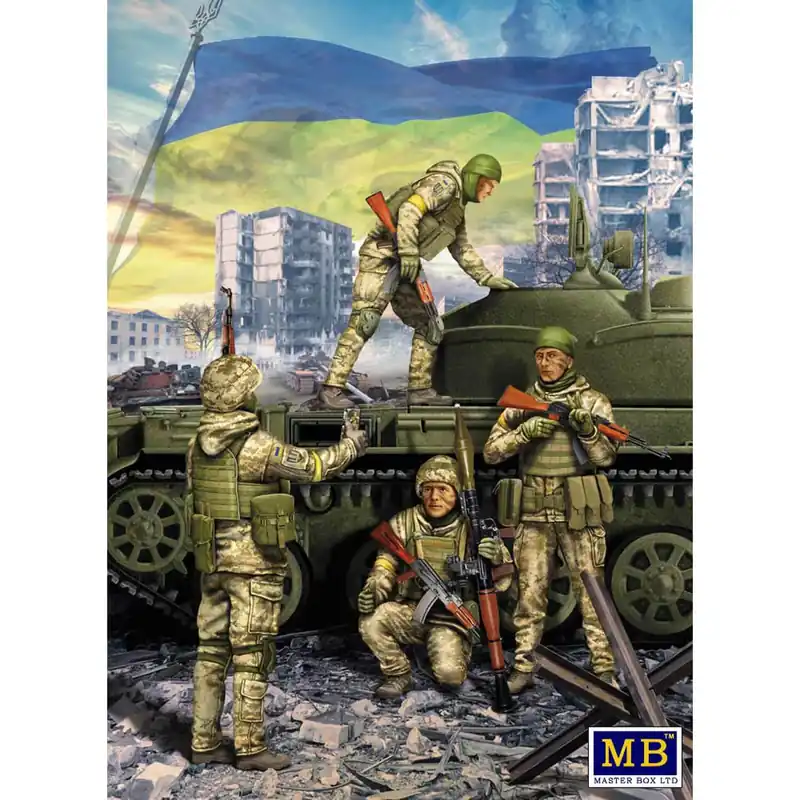 Nouvelle Collection Figurines militaires Soldats ukrainiens Défense de Kiev, Guerre russo-ukrainienne
