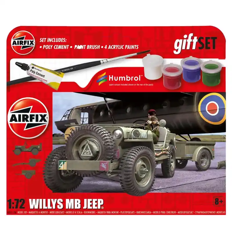 Must-Have Maquette véhicule militaire Gift Set Willys MB Jeep