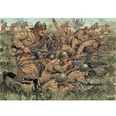 Figurines 2ème Guerre Mondiale Infanterie Russe Jusqu'à Épuisement Des Stocks