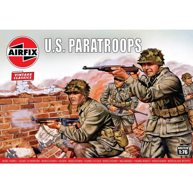 Figurines 2ème Guerre Mondiale Vintage Classics WWII US Paratroops Promotion