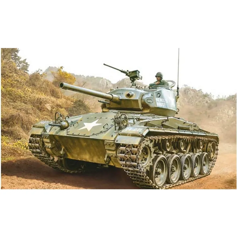 Populaire Maquette char M24 Chaffee "Guerre de Corée"