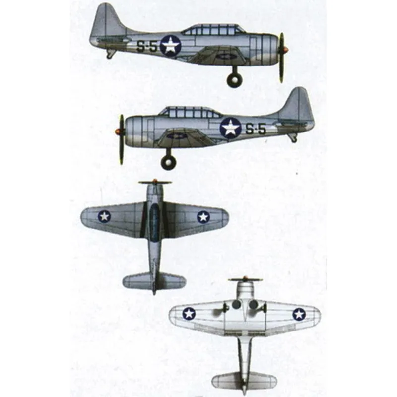 Promotion Saisonnière Maquettes avions Set mini avions Douglas SBD-3 Dauntless