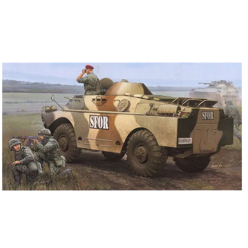 Remise Maquette Véhicule blindé soviétique BRDM-2