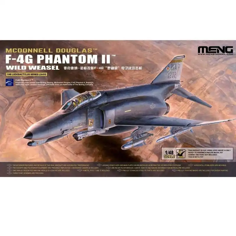 Maquette avion McDonnell Douglas F-4G Phantom II Wild Weasel Meilleur Choix