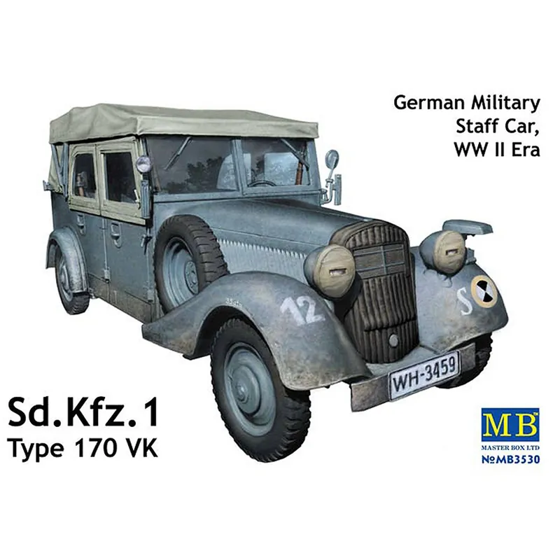 Réduction Maquette véhicule d‘Etat-Major allemand Sd.Kfz.1 Type 170 VK