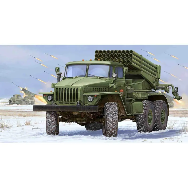 Maquette véhicule militaire Camion lance-roquettes russe BM-21 Jusqu'à Épuisement Des Stocks