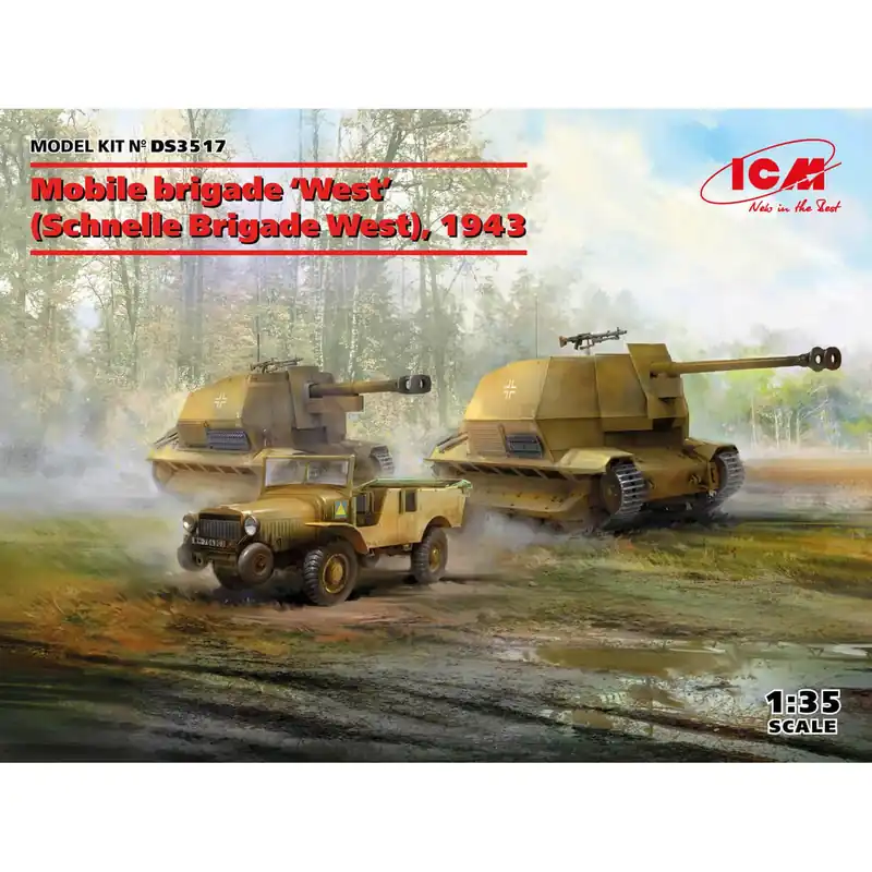 Maquettes militaires Brigade mobile « Ouest » (Brigade Schnelle Ouest), 1943 Dernier Modèle