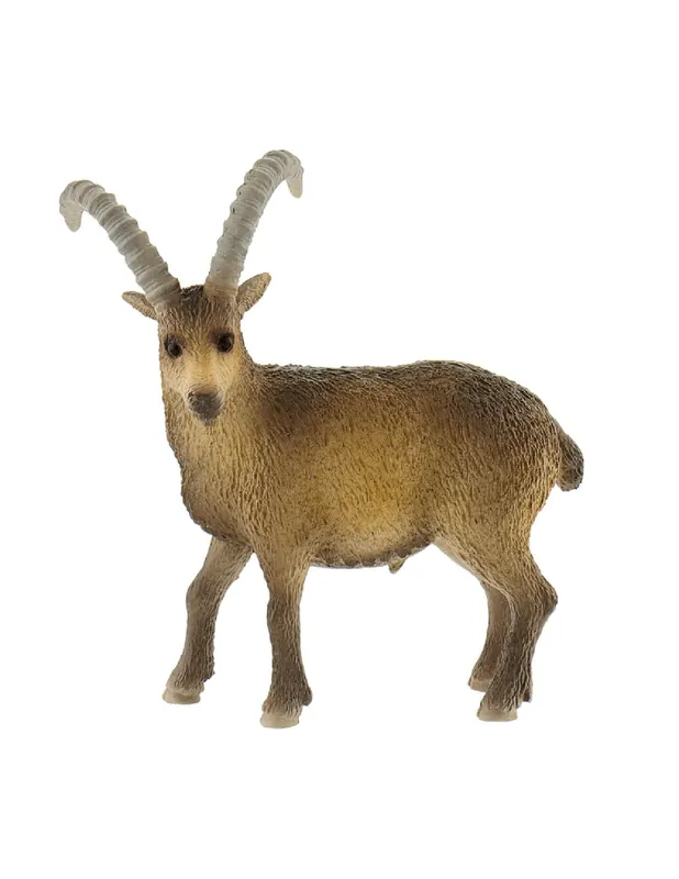 Nouveauté Figurine Bouquetin des Alpes (Capra ibex) Bullyland - Le Majestueux Grimpeur des Sommets Européens