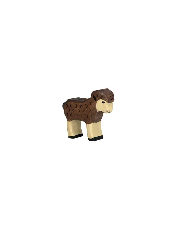 Figurine Animaux de la Ferme agneau noir Holztiger Jouet en bois Achetez Aujourd'hui